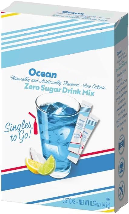 Sonic Drink Mix - Singles To Go Powdered Drink Mix, 3 Boxes with 6